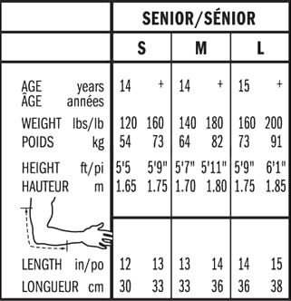 bauer supreme s170 hockey elbow pads 2017 youth ccm goalie pants size chart