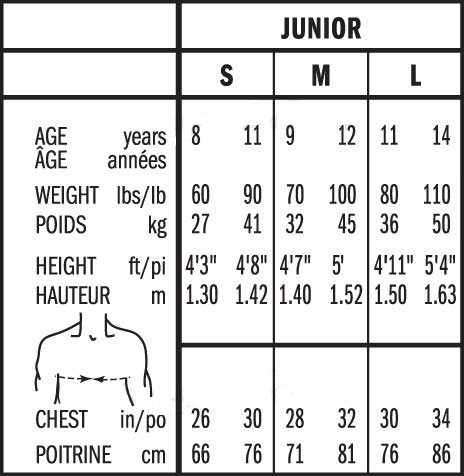 bauer vapor x700 hockey shoulder pads junior hockey shin guard hockey size chart